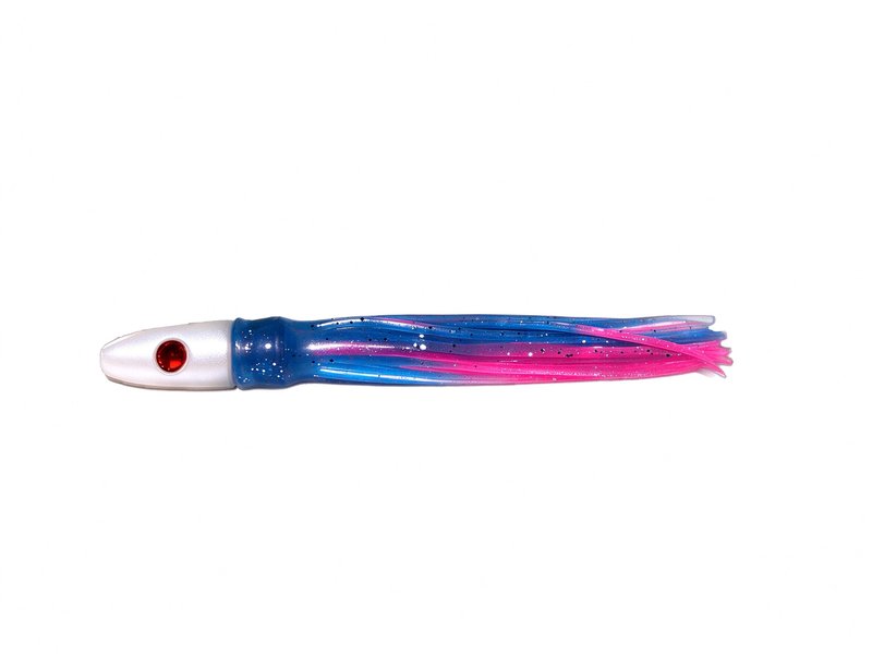 XZ-001 mini trolling skirt in Blue/Pink