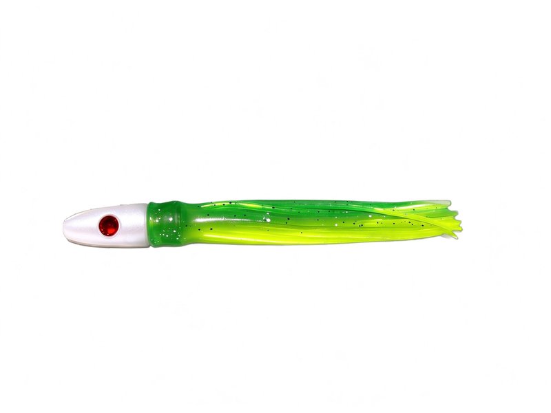 XZ-001 mini trolling skirt in Green/Yellow