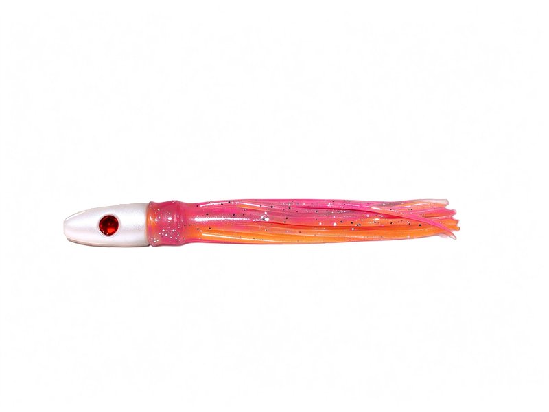 XZ-001 mini trolling skirt in Pink/Orange