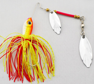 SB42 spinner bait, skirted jig with a willow blade