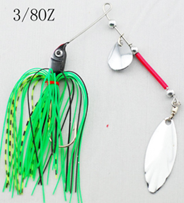 SB41 spinner bait, skirted jig with a willow blade