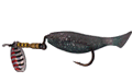 SB04 spinner bait, skirted jig with a willow blade