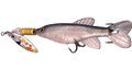 SB08 spinner bait, skirted jig with a willow blade