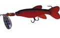 SB09 spinner bait, skirted jig with a willow blade